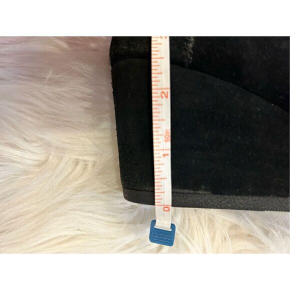 Toms lace up suede booties wedge size 7.5 round toe GUC - Picture 9 of 9